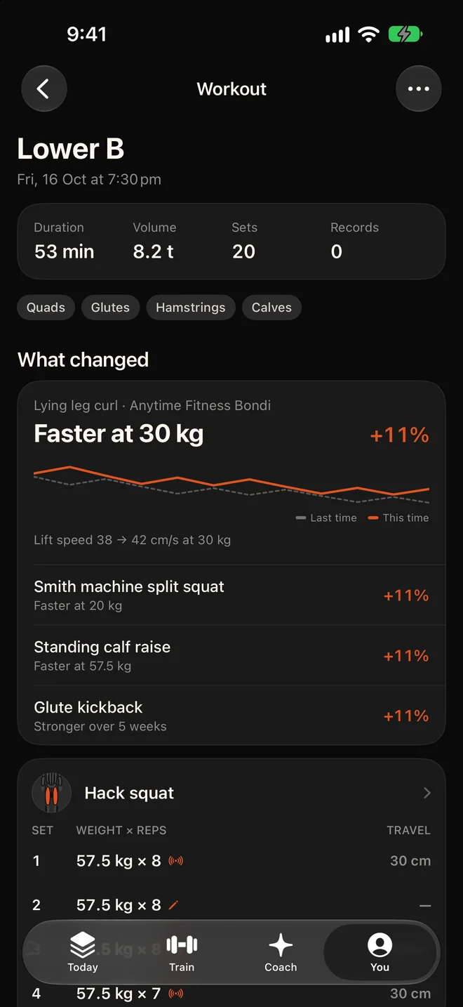 NOMAE app: Every workout, explained