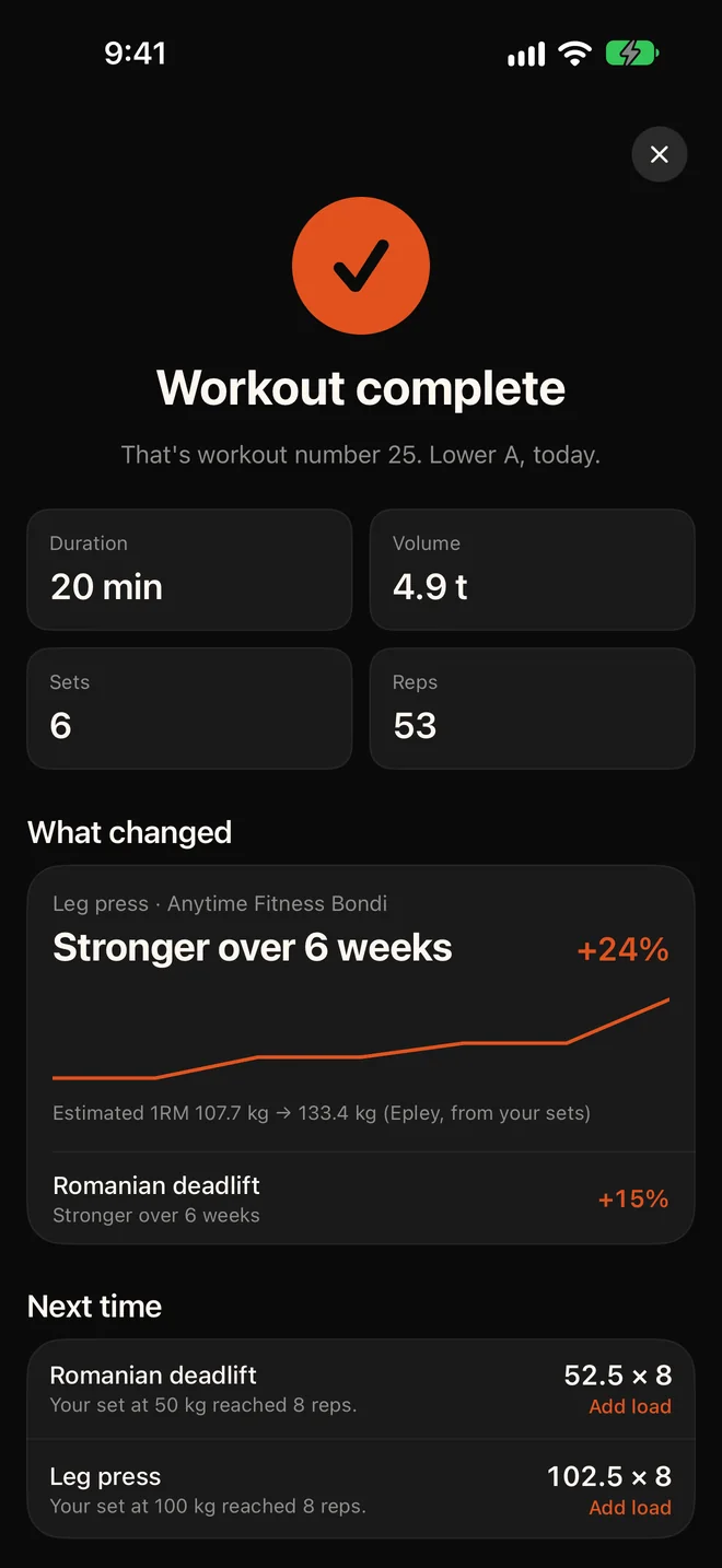 NOMAE app: Every session counts