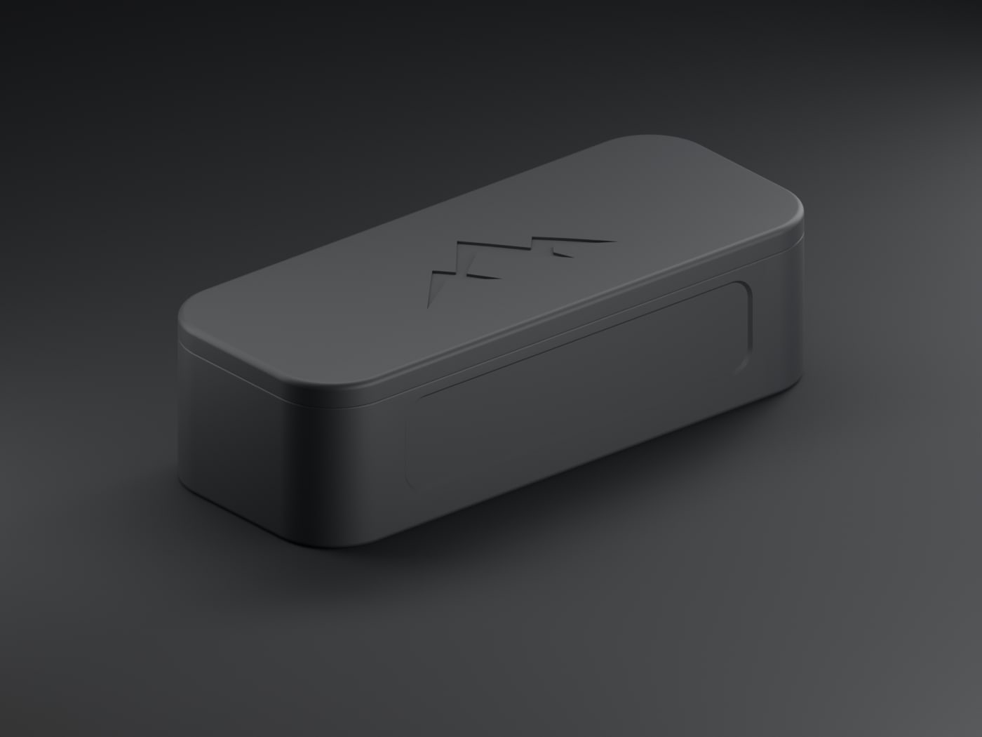 Rear three-quarter view of the NOMAE enclosure, the blank end with no opening facing the camera